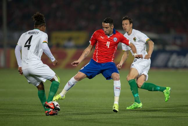 Leonel Morales ( Bolivie ) -  Mauricio Isla ( Chili )