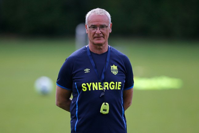 Football Soccer - Nantes training - Joneliere training camp, La Chapelle-sur-Erdre, France - June 26, 2017. Nantes' new coach Claudio Ranieri looks on.