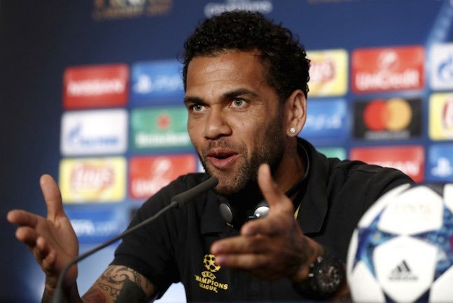 Britain Soccer Football - Juventus Press Conference - UEFA Champions League Final Preview - The National Stadium of Wales, Cardiff - June 2, 2017 Juventus' Dani Alves during the press conference