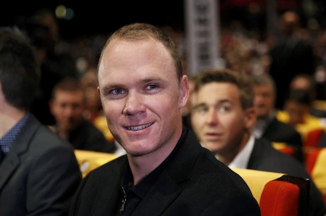 Rider Chris Froome of Britain