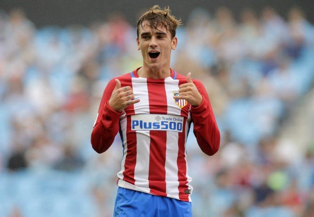 Atletico Madrid's Antoine Griezmann