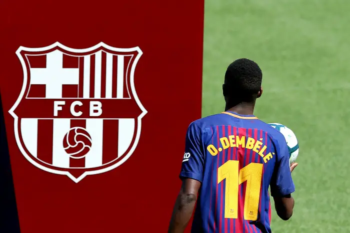 Soccer Football - F.C. Barcelona - Ousmane Dembele Presentation - Barcelona, Spain - August 28, 2017