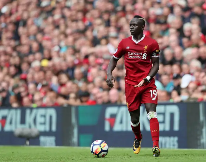 August 19, 2017 - Liverpool, United Kingdom - Liverpool''s Sadio Mane in action during the premier league match at the Anfield Stadium, Liverpool. Picture date 19th August 2017.