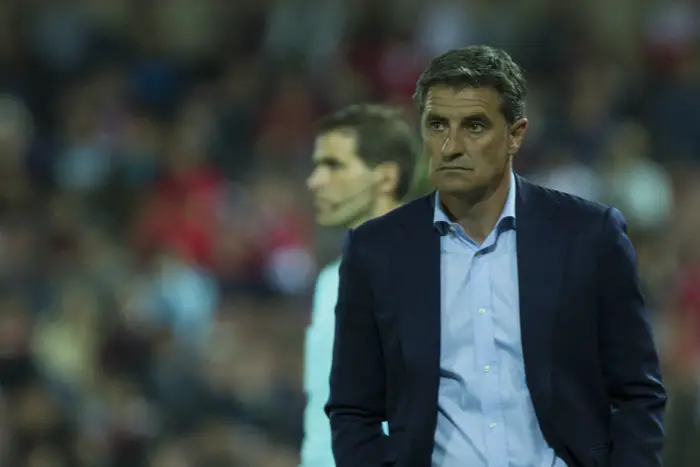 Coach Michel during La Liga between Granada vs Malaga at theLos Carmenes  stadium in Granada, Spain, April 25, 2017