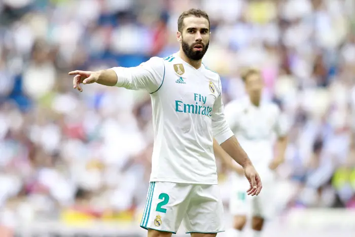 Real Madrid's Daniel Carvajal during La Liga match. September 9,2017.