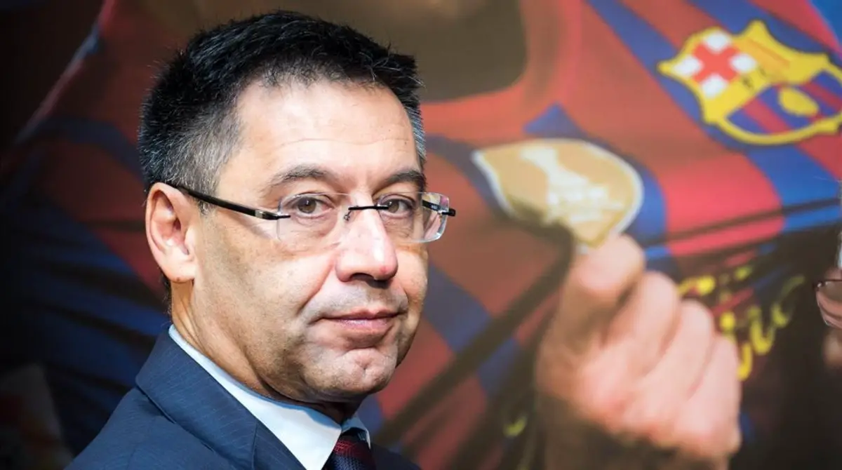 Barcelona 27 11 2015 Sopar Anual de l Agrupacio Barca Jugadors  Hotel Princesa Sofia   Josep Maria Bartomeu    Foto Robert Ramos