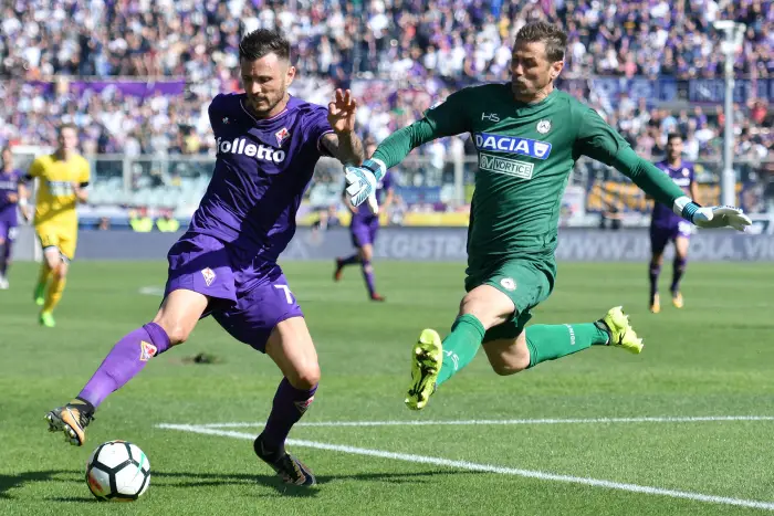 Cyril Thereau Fiorentina, Albano Bizzarri Udinese