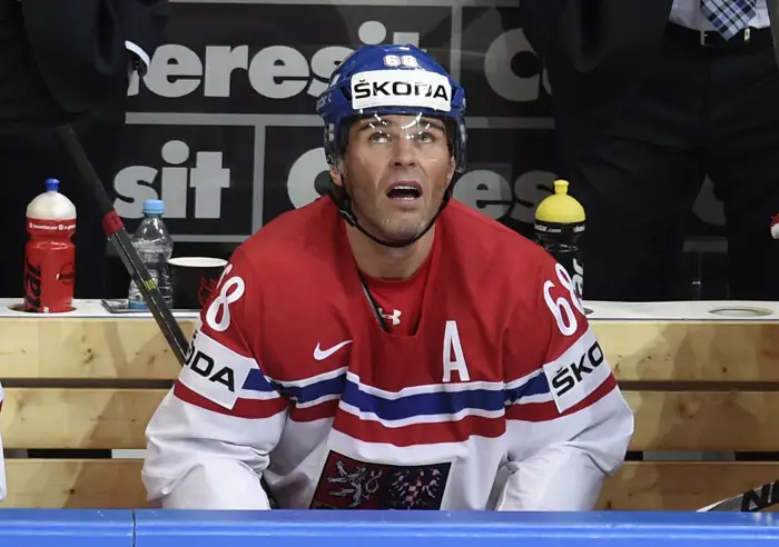 Czech forward Jaromir Jagr