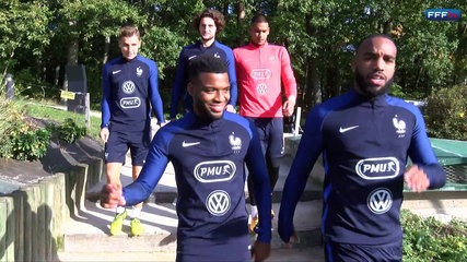 Découvrez les images exclusives du huisclos des Bleus Sport.fr