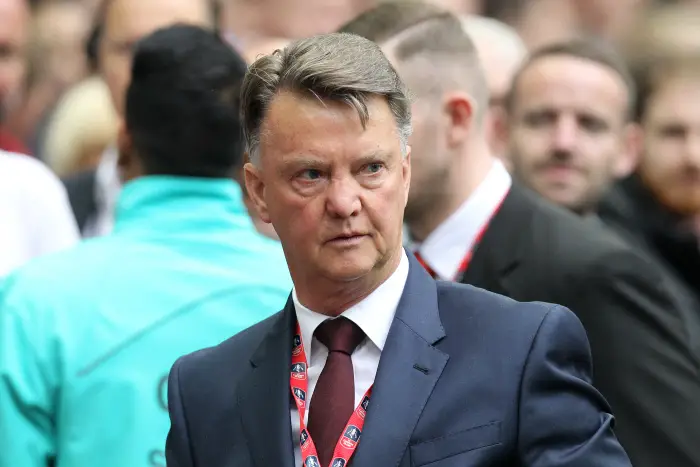 Manchester United Manager Louis van Gaal during the FA Cup Final match between Crystal Palace and Manchester United