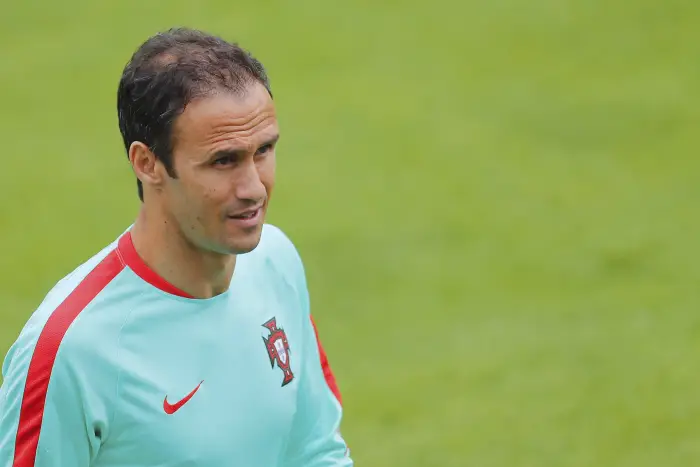 Football Soccer - Euro 2016 - Portugal Training - Centre National de Rugby, Marcoussis, France - 27/6/16 - Portugal's Ricardo Carvalho during the training.