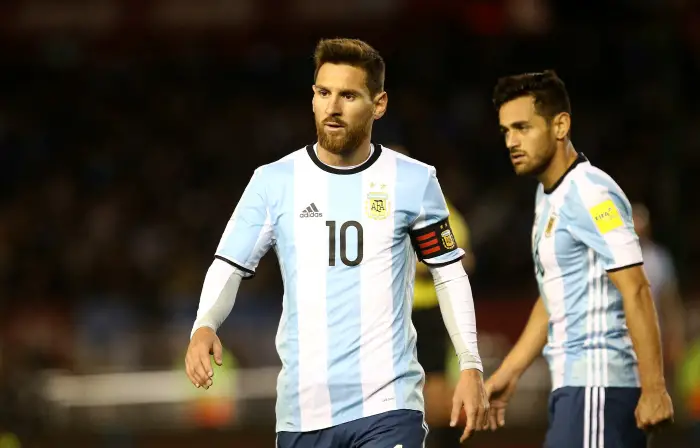 Soccer Football - 2018 World Cup Qualifiers - Argentina v Venezuela - Monumental stadium, Buenos Aires, Argentina - September 5, 2017. Argentina's Lionel Messi