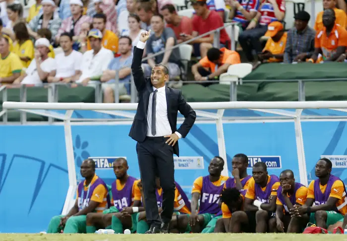 Ivory Coast coach Sabri Lamouchi