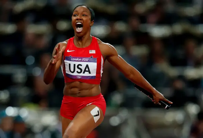 Carmelita Jeter  (USA) - 4 x 100m Finale