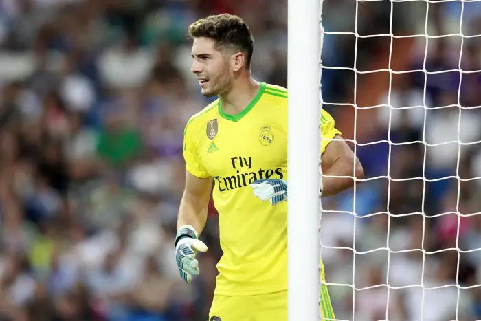 Real Madrid's Luca Zidane during Santiago Bernabeu Trophy. August 23,2017.