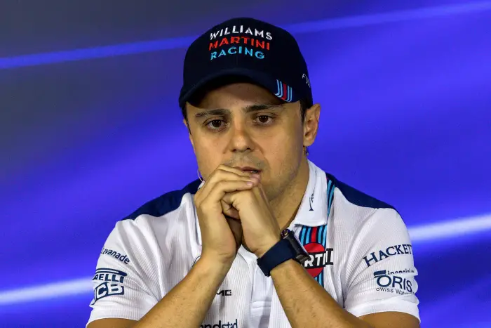 Felipe Massa (BRA) Williams in the Press Conference at Formula One World Championship, Rd19, Brazilian Grand Prix, Preparations, Interlagos, Sao Paulo, Brazil, Thursday 9 November 2017.