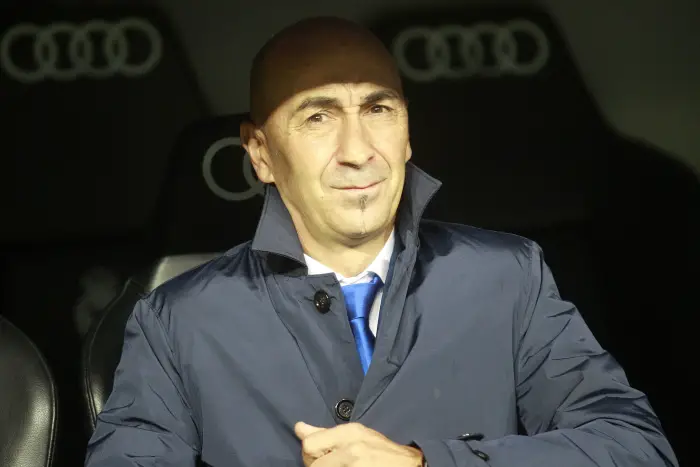 UD Las Palmas' coach Pako Ayestaran during La Liga match. November 5,2017.