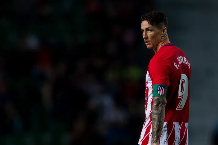 October 25, 2017 - Elche, Elche, Spain - Fernando Torres of Atletico de Madrid during the Spanish Copa del Rey (King's Cup) round of 32 first leg football match between.Elche CF and Atletico de Madrid at the Martinez Valero stadium in Elche.