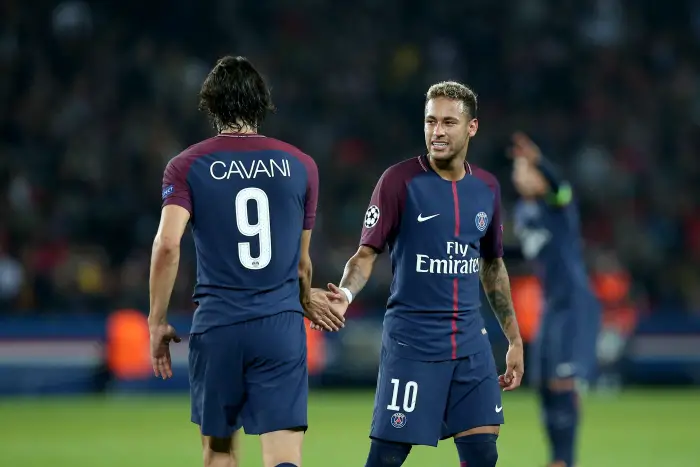 Edinson Cavani ( Paris Saint-Germain 9 ) Neymar ( Paris Saint-Germain 10 ),