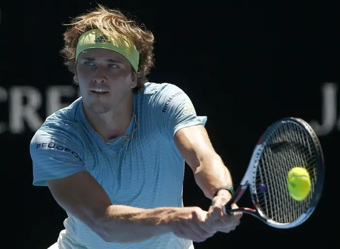 Tennis - Australian Open - Rod Laver Arena, Melbourne, Australia, January 16, 2018. Alexander Zverev of Germany