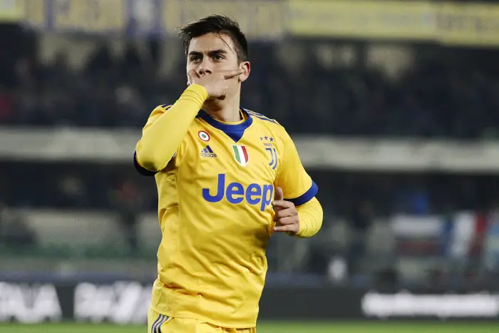 esultanza gol Paulo Dybala