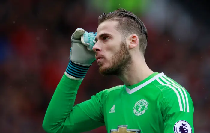 Soccer Football - Premier League - Manchester United vs Crystal Palace - Old Trafford, Manchester, Britain - September 30, 2017   Manchester United's David De Gea   Action Images via Reuters/Jason Cairnduff