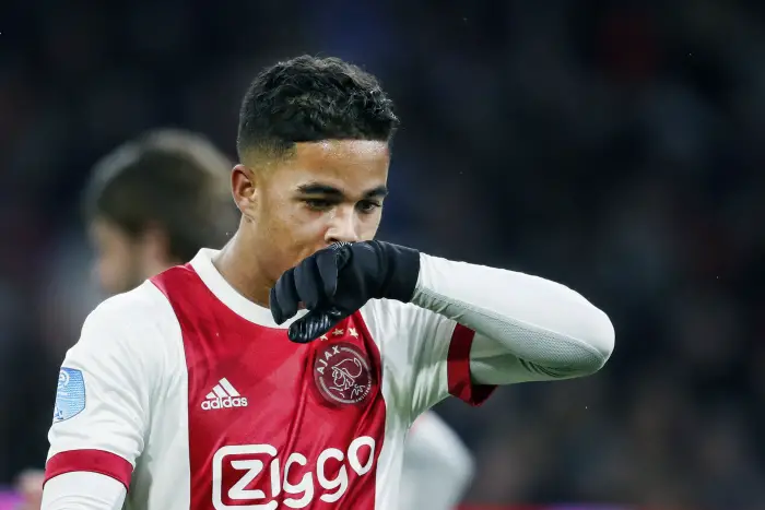 AMSTERDAM, 04-02-2018 , Stadion de Arena , Eredivisie seizoen 2017 / 2018  Ajax - NAC 3-1 . Justin Kluivert scoorde vandaag niet.