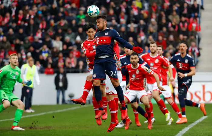 Bayern Munich's Corentin Tolisso in action