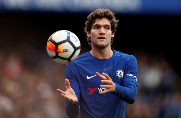 Soccer Football - FA Cup Fourth Round - Chelsea vs Newcastle United - Stamford Bridge, London, Britain - January 28, 2018   Chelsea's Marcos Alonso        Action Images via Reuters/John Sibley