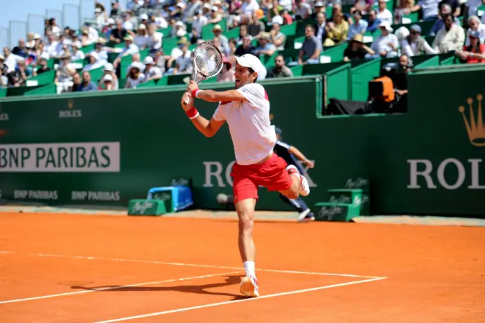 Tennis - Monaco - Novak Djokovic Serbie