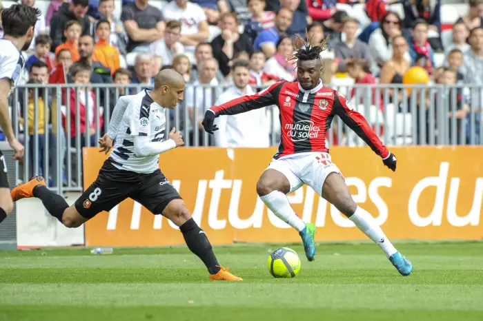 Allan Saint Maximin (OGC Nice) - Wahbi Khazri (FC Rennes)