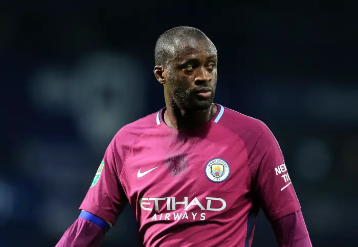 Yaya Toure of Manchester City during the Carabao Cup Third Round match between West Bromwich Albion and Manchester City at The Hawthorns on September 20th 2017 in West Bromwich, England.