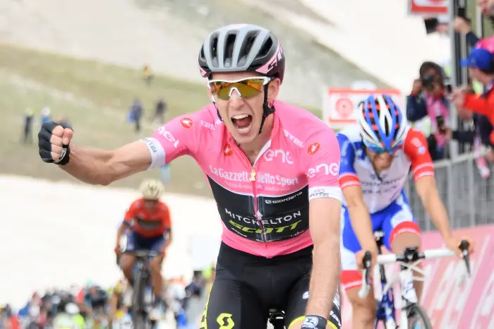 Giro d'Italia 2018 - 101th edition -  stage 9
PESCO SANNITA - GRAN SASSO D’ITALIA
In the pic: Simon Yates pink jersey