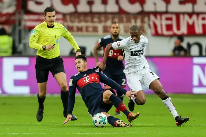 James Rodriguez (FCB) und Gelson da Conceicao Tavares Fernandes (SGE)