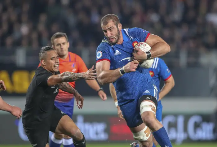 France's Yoann Maestri. New Zealand All Blacks v France, International Rugby, Steinlager Series, Eden Park, Auckland, New Zealand. Saturday, 09 June, 2018.