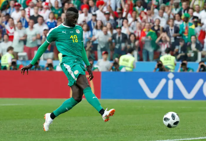 Soccer Football - World Cup - Group H - Poland vs Senegal - Spartak Stadium, Moscow, Russia - June 19, 2018  Senegal's M'Baye Niang scores their second goal