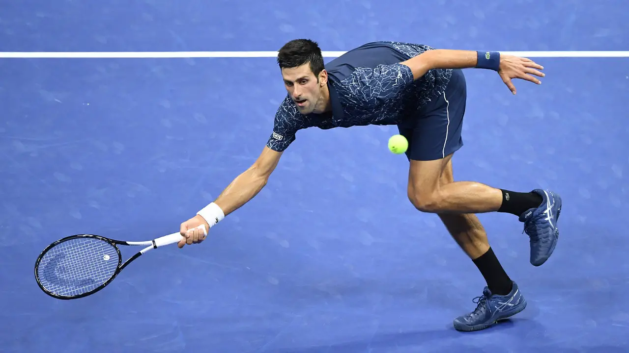 September 5, 2018 - Novak Djokovic in action against John Millman during the 2018 US Open.