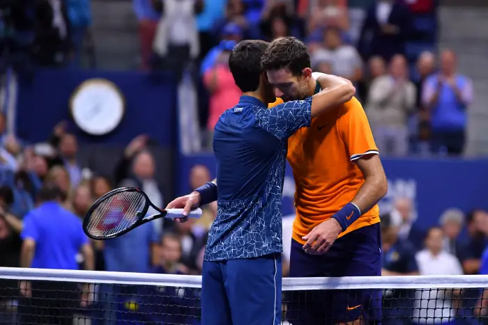 Novak Djokovic (Ser) defeated Juan Martin Del Potro (Arg) in US Open final