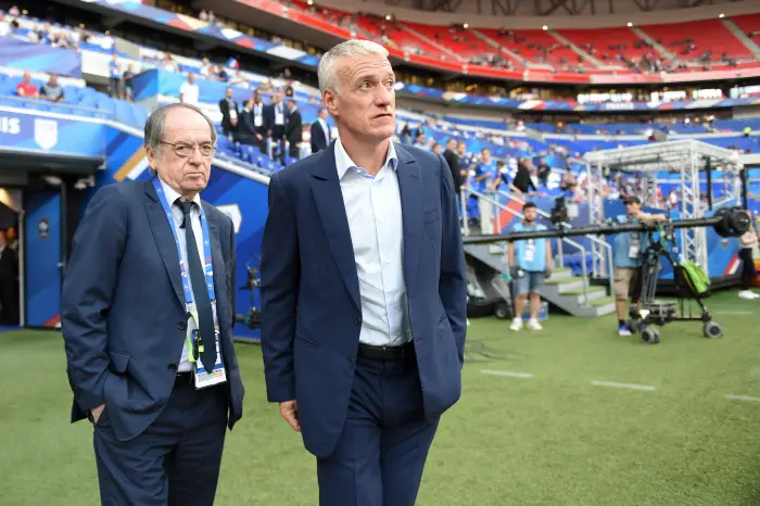 DIDIER DESCHAMPS (SELECTIONNEUR FRANCE) - NOEL LE GRAET (PRESIDENT FFF)