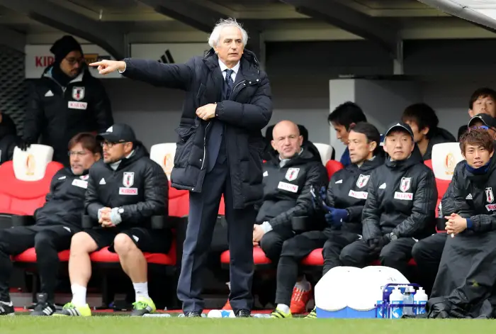 Vahid Halilhodzic (JPN), MARCH 27, 2018 - Football / Soccer : International friendly match between Japan 1-2 Ukraine at Stade Maurice Dufrasne in Liege, Belgium.