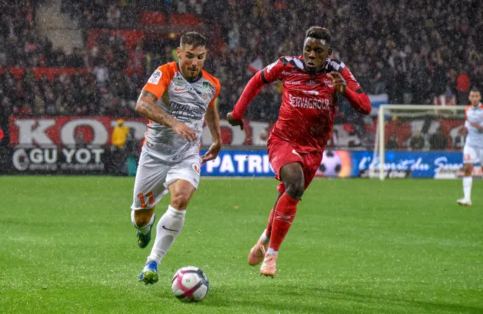 Andy DELORT ( Montpellier )  - Felix Eboa Eboa ( Guingamp )