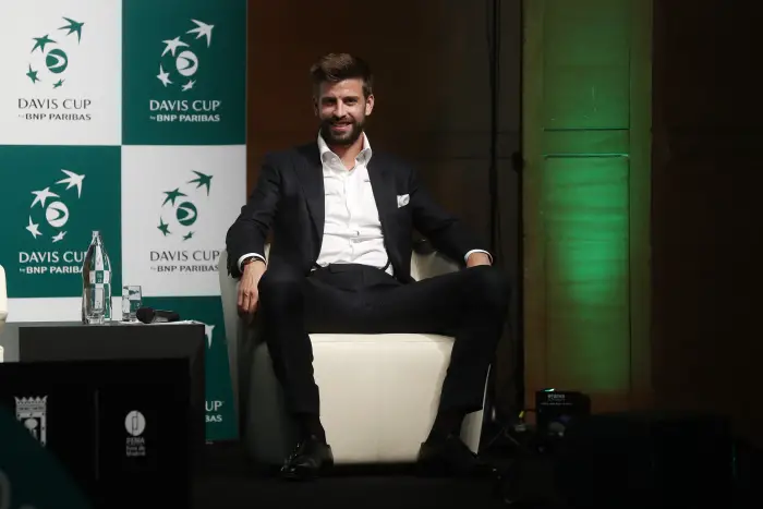 FC Barcelona player and founder of investment group Kosmos, Gerard Pique,
