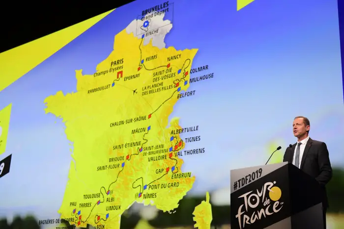 PRUDHOMME Christian (FRA) Director of ASO pictured during the presentation of the 2019 Tour de France at the Palais des Congres