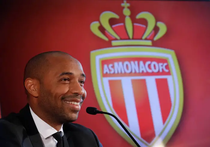 Soccer Football - Ligue 1 - AS Monaco - Thierry Henry Press Conference - Yacht Club de Monaco, Monaco - October 17, 2018   New AS Monaco head coach Thierry Henry during the press conference