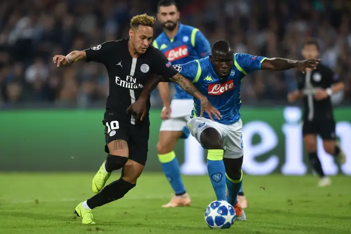 Neymar PSG, Kalidou Koulibaly Napoli