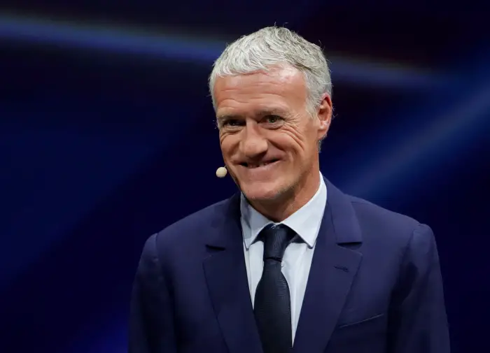 Soccer Football - 2019 FIFA Women's World Cup Draw - The Seine Musicale, Paris, France - December 8, 2018  France coach Didier Deschamps during the draw
