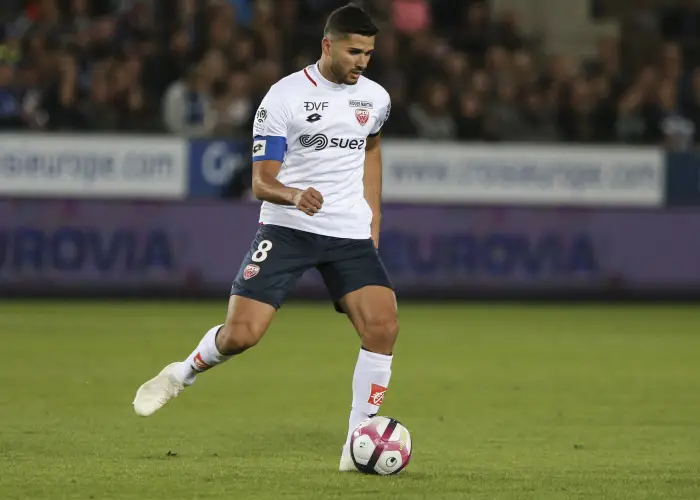 Abeid Mehdi (FCO) during the French L1 football match between Strasbourg (RCSA) and Dijon FCO on September 29, 2018 at the Meinau stadium in Strasbourg, eastern France.
