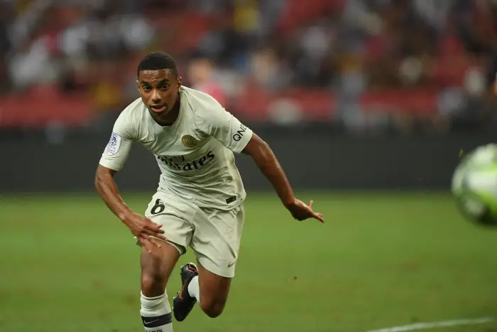 Colin Dagba (Paris Saint-Germain), JUL 30, 2018 - in action during International Champions Cup Singapore 2018 Paris Saint-Germain vs Atletico de Madrid