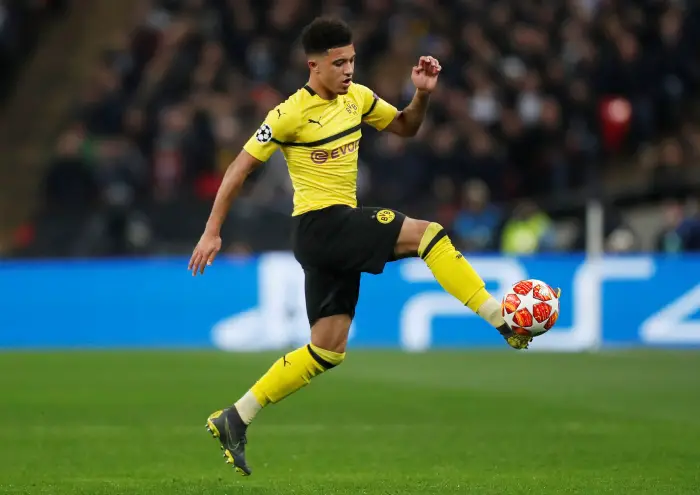 Borussia Dortmund's Jadon Sancho in action