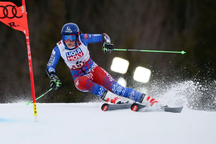 ARE,SWEDEN,14.FEB.19 - ALPINE SKIING - FIS Alpine World Ski Championships, giant slalom, ladies. Image shows Petra Vlhova (SVK).